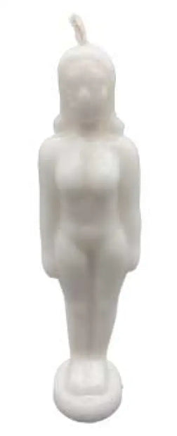 🤍✨ White Female Candle (6.75’’) – Purity Clarity and Spiritual Healing Ritual Candle! 🌙 - Candles & Accessories