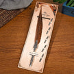 Writing Quill in Gorgeous Colors - Feather 5 NIbs Pen - Golden Pheasant - Supplies & Paper