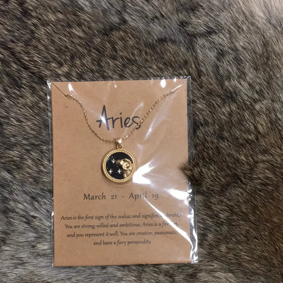 Zodiac Necklaces #1 - Aries - Jewelry