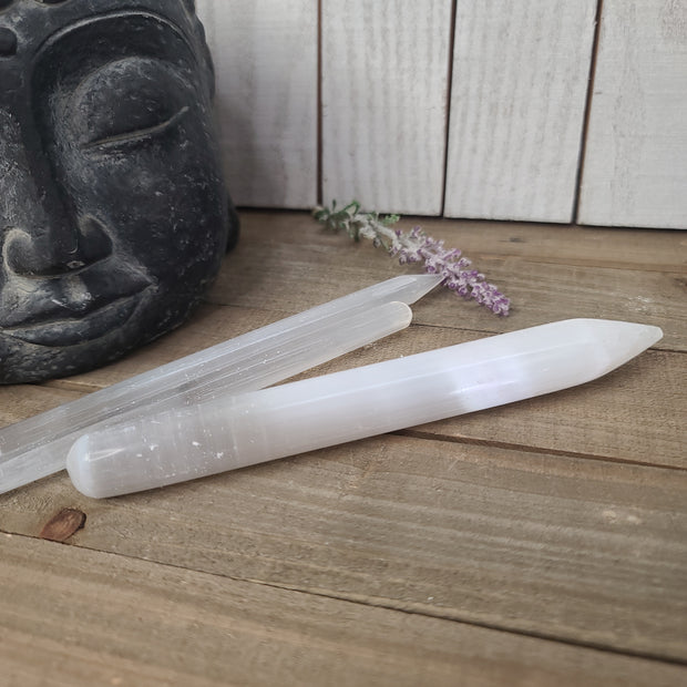 Selenite Healing Wand